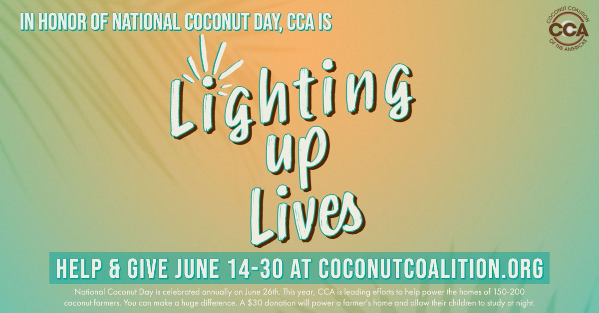 Lighting Up Lives for National Coconut Day
